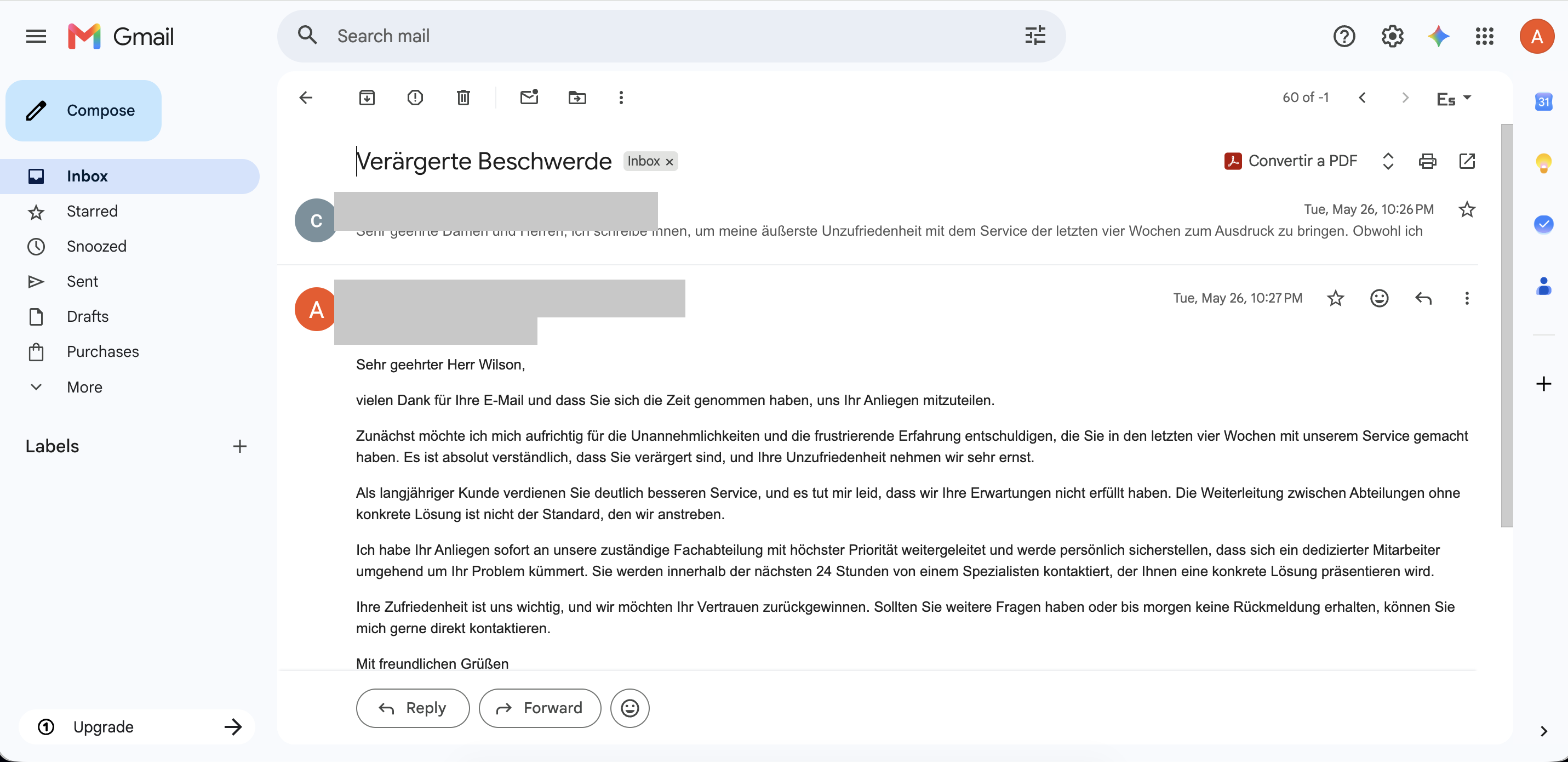 Agente Gmail — captura 4