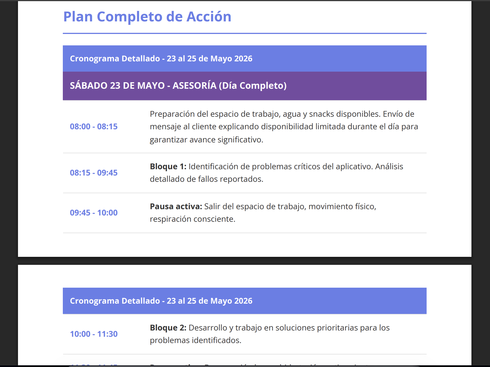 Personal Life Organizer — captura 2